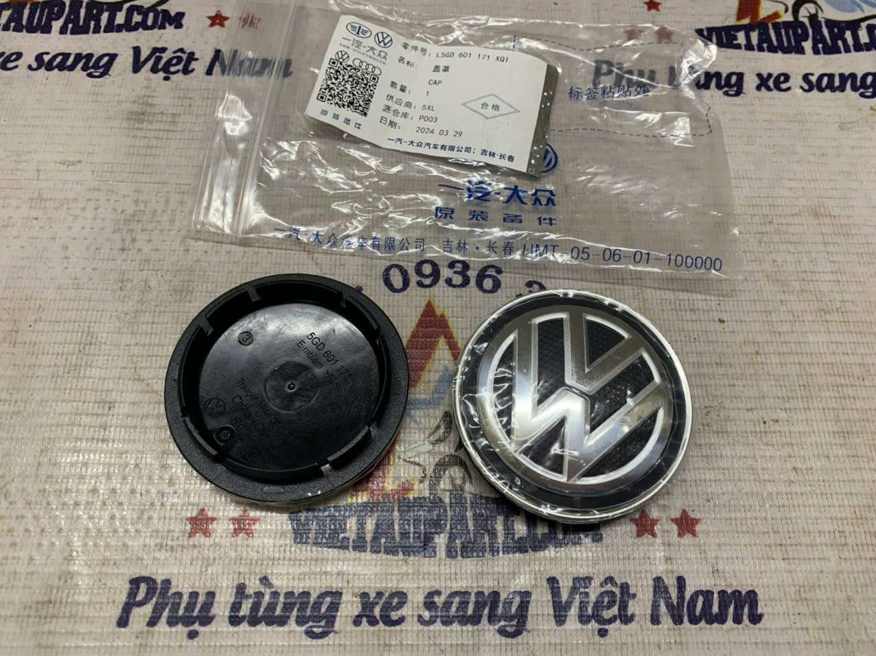 Lô gô bánh xe Volkswagen VW Golf